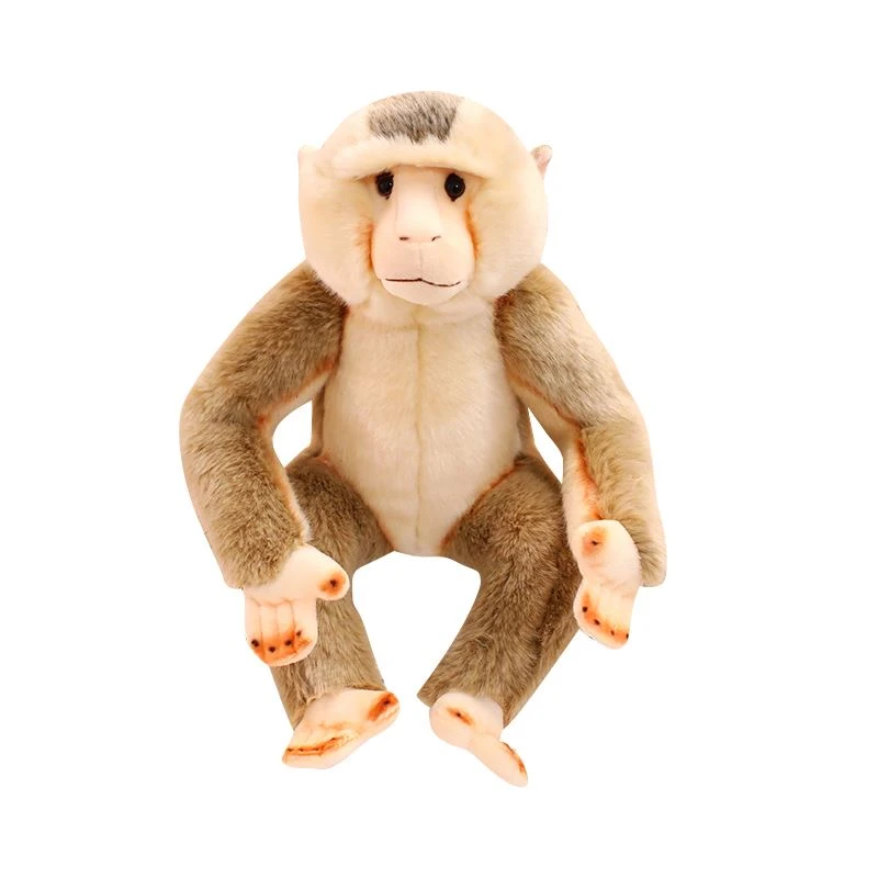 Juguete de peluche de babuino simulado